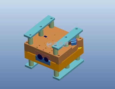 日本汽車水箱吹塑模具設(shè)計