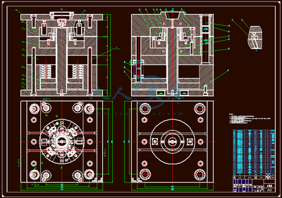 分油套注塑模具設計（全套含CAD圖紙）